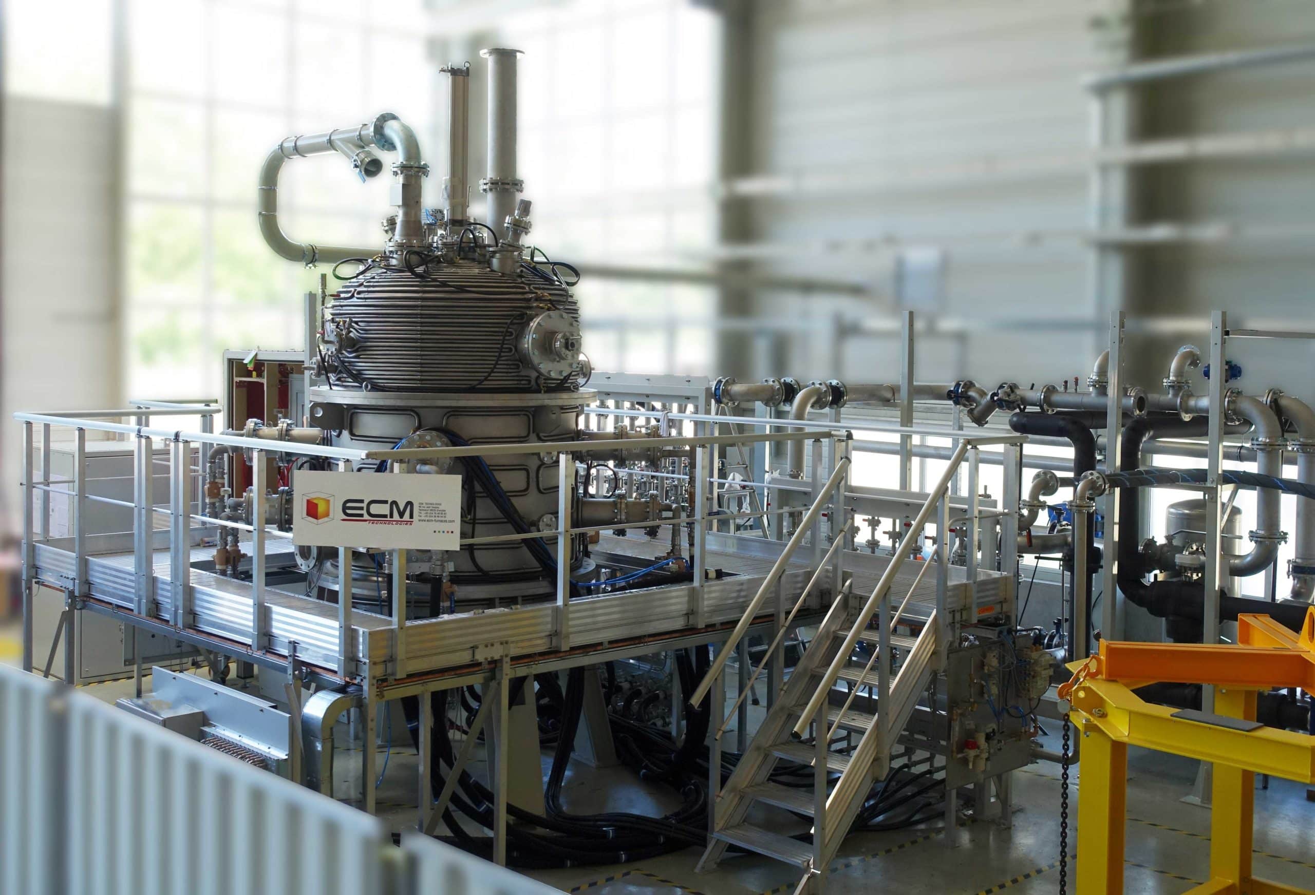 Four induction industriel évolutif et modulaire four CCIM ECM